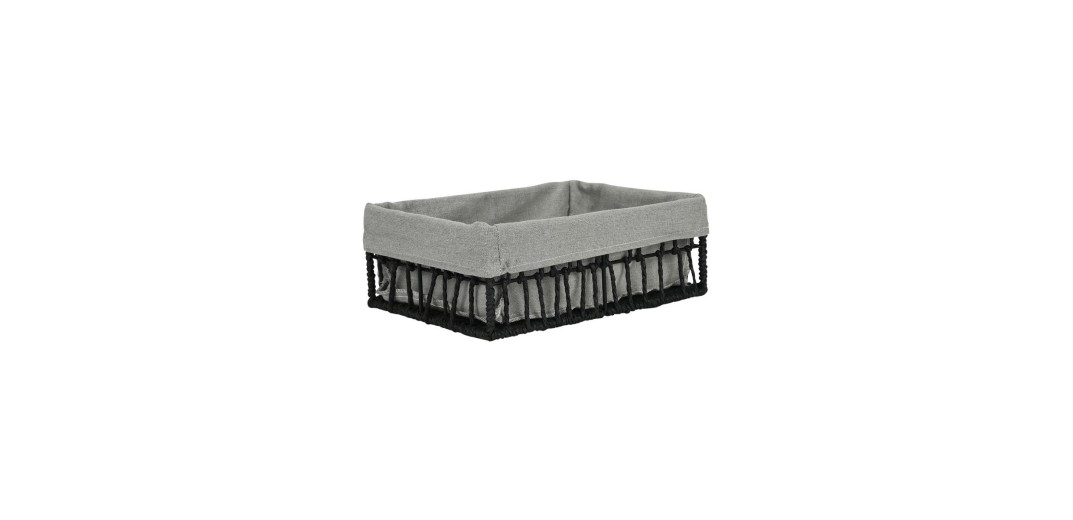 ESTIA ΚΑΛΑΘΙ ΑΠΟΘΗΚΕΥΣΗΣ & ΟΡΓΑΝΩΣΗΣ NEST 28×20×10cm ΜΑΥΡΟ