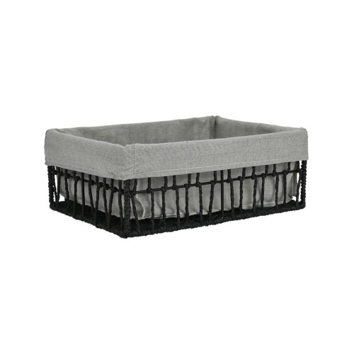 ESTIA ΚΑΛΑΘΙ ΑΠΟΘΗΚΕΥΣΗΣ & ΟΡΓΑΝΩΣΗΣ NEST 32×24×12cm ΜΑΥΡΟ