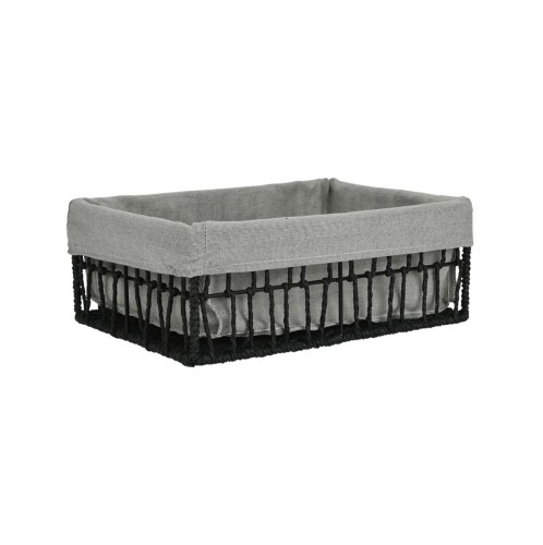 ESTIA ΚΑΛΑΘΙ ΑΠΟΘΗΚΕΥΣΗΣ & ΟΡΓΑΝΩΣΗΣ NEST 32×24×12cm ΜΑΥΡΟ