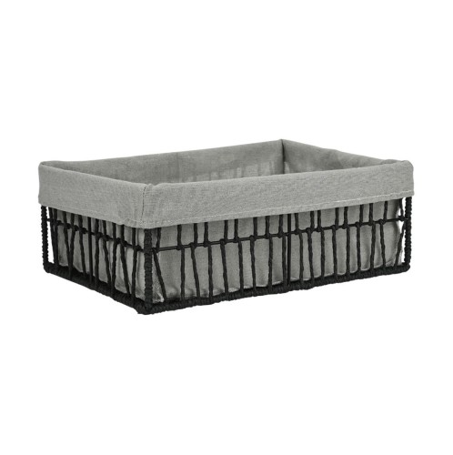 ESTIA ΚΑΛΑΘΙ ΑΠΟΘΗΚΕΥΣΗΣ & ΟΡΓΑΝΩΣΗΣ NEST 36×27×13cm ΜΑΥΡΟ