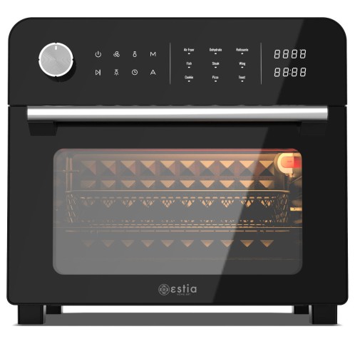 ESTIA ΦΡΙΤΕΖΑ ΑΕΡΟΣ - ΦΟΥΡΝΑΚΙ TITAN CHEF 1700w 23lt ΜΕ 9 ΠΡΟΓΡΑΜΜΑΤΑ ΜΑΓΕΙΡΕΜΑΤΟΣ