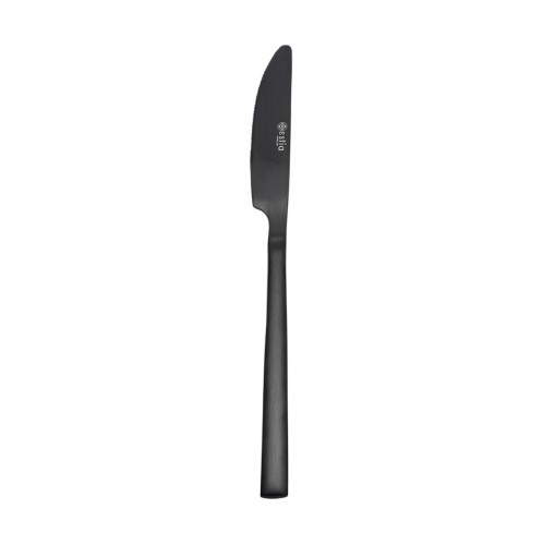 ESTIA ΜΑΧΑΙΡΙ ΦΑΓΗΤΟΥ PRESTIGE BLACK ΑΝΟΞΕΙΔΩΤΟ ΑΤΣΑΛΙ 18/0 ΜΑΥΡΟ MAT