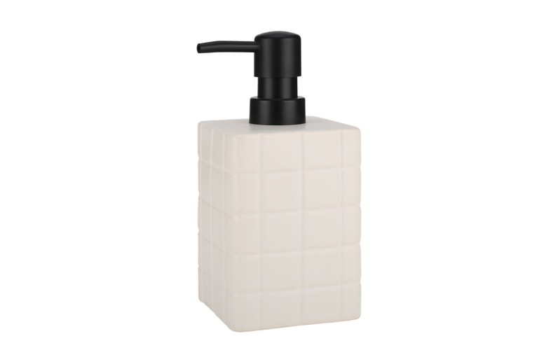 ESTIA ΑΝΤΛΙΑ ΣΑΠΟΥΝΙΟΥ TILES ΚΕΡΑΜΙΚΗ 450ml 7.5x15cm ΛΕΥΚΗ