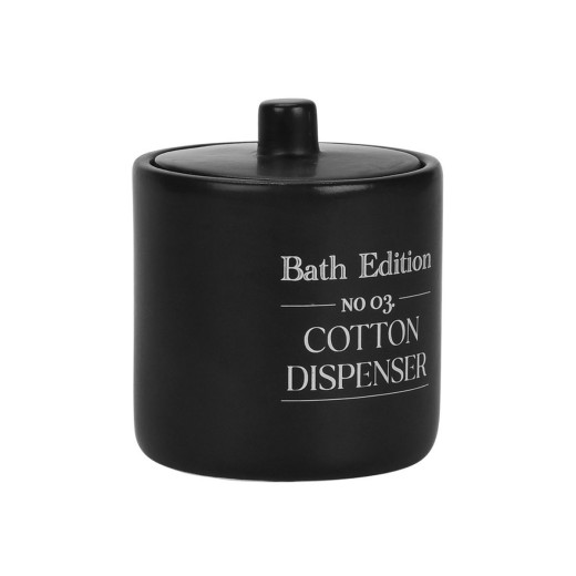 ESTIA ΔΟΧΕΙΟ ΓΙΑ ΒΑΜΒΑΚΙ MYST STONEWARE ΜΑΥΡΟ