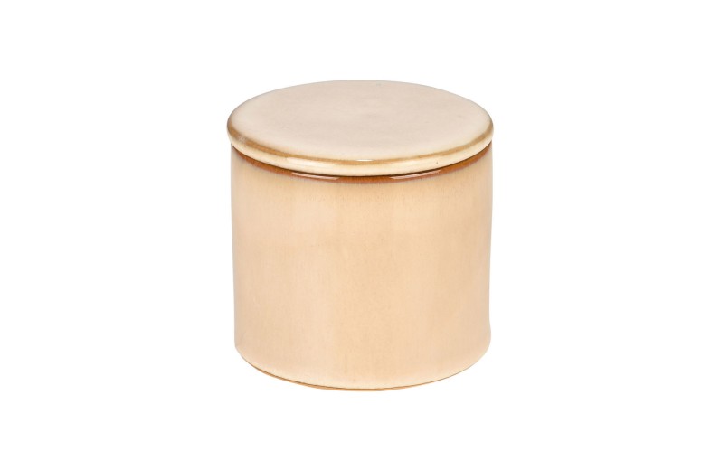 ESTIA ΔΟΧΕΙΟ ΓΙΑ ΒΑΜΒΑΚΙ SATIN ΚΕΡΑΜΙΚΟ 8.5x8.5x9cm