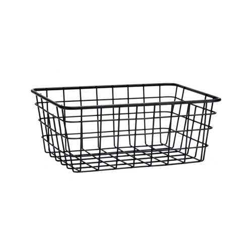 ESTIA ΚΑΛΑΘΙ ΟΡΓΑΝΩΣΗΣ ΜΕΤΑΛΛΙΚΟ 22x16x12cm ΜΑΥΡΟ