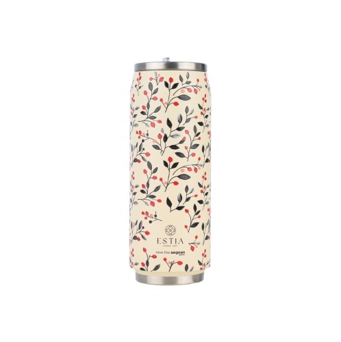 ESTIA ΘΕΡΜΟΣ TRAVEL CUP SAVE THE AEGEAN 500ml BLOOM BEIGE