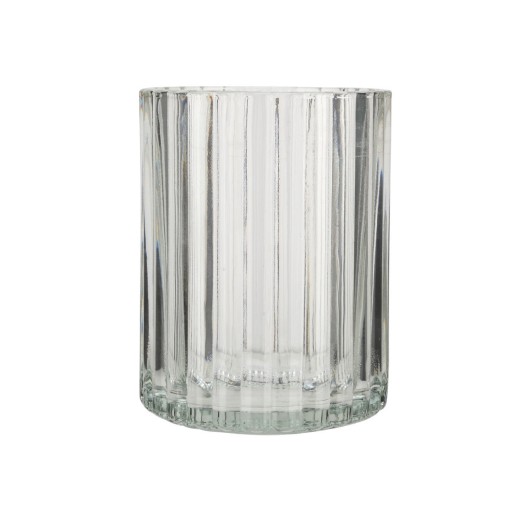 ESTIA ΠΟΤΗΡΑΚΙ ΜΠΑΝΙΟΥ ALIVIO ΓΥΑΛΙΝΟ ΑΝΑΓΛΥΦΟ 7.8x10cm ΔΙΑΦΑΝΟ