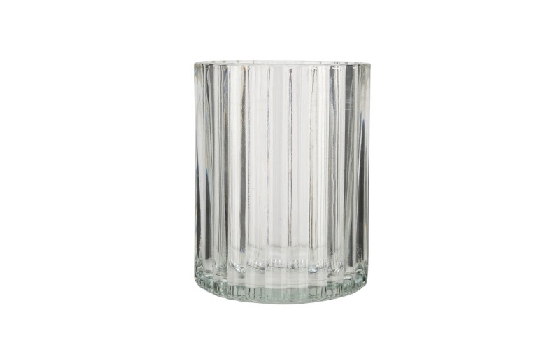 ESTIA ΠΟΤΗΡΑΚΙ ΜΠΑΝΙΟΥ ALIVIO ΓΥΑΛΙΝΟ ΑΝΑΓΛΥΦΟ 7.8x10cm ΔΙΑΦΑΝΟ