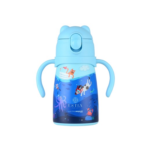 ESTIA ΘΕΡΜΟΣ ΠΑΙΔΙΚΟ BUBBLE BOTTLE SAVE THE AEGEAN 300ml OCEAN PLAY