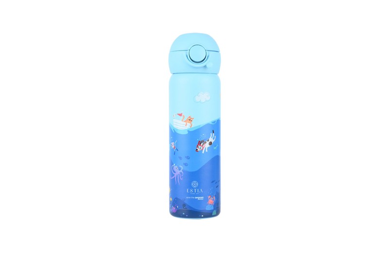 ESTIA ΘΕΡΜΟΣ ΠΑΙΔΙΚΟ WONDER BOTTLE SAVE THE AEGEAN 500ml OCEAN PLAY