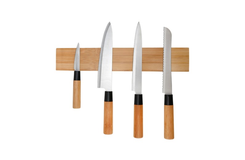 ESTIA ΜΑΓΝΗΤΙΚΗ ΒΑΣΗ BAMBOO ESSENTIALS ΓΙΑ ΕΡΓΑΛΕΙΑ ΚΟΥΖΙΝΑΣ 40x7x2.5cm