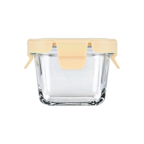 ESTIA ΦΑΓΗΤΟΔΟΧΕΙΟ CLICK&SEAL ΓΥΑΛΙΝΟ 160ml 18.9x14.5x6.7cm ΜΕ ΚΑΠΑΚΙ ΠΛΑΣΤΙΚΟ IVORY