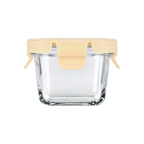 ESTIA ΦΑΓΗΤΟΔΟΧΕΙΟ CLICK&SEAL ΓΥΑΛΙΝΟ 160ml 18.9x14.5x6.7cm ΜΕ ΚΑΠΑΚΙ ΠΛΑΣΤΙΚΟ IVORY