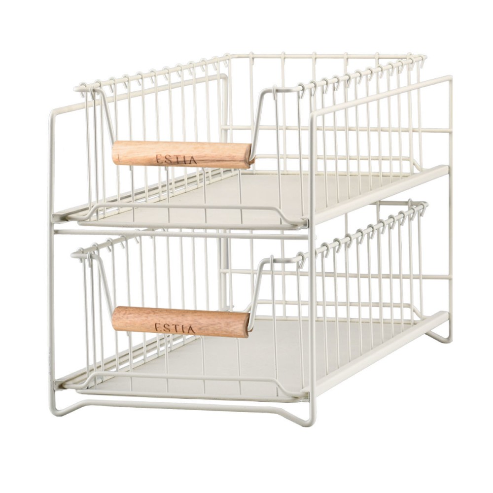 ESTIA ΚΑΛΑΘΙ ΟΡΓΑΝΩΣΗΣ ALLURE ΜΕΤΑΛΛΙΚΟ 2 ΕΠΙΠΕΔΩΝ ΣΥΡΤΑΡΩΤΟ IVORY ESTIA ΚΑΛΑΘΙ ΟΡΓΑΝΩΣΗΣ ALLURE ΜΕΤΑΛΛΙΚΟ 2 ΕΠΙΠΕΔΩΝ ΣΥΡΤΑΡΩΤΟ IVORY