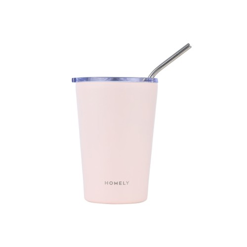 HOMELY ΘΕΡΜΟΣ MUG 400ml ROSE QUARTZ