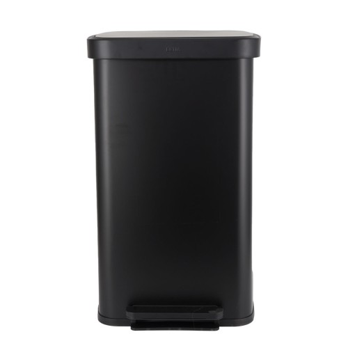 ESTIA ΚΑΔΟΣ ΑΠΟΡΡΙΜΑΤΩΝ FLATOP SOFT CLOSE 70lt ΜΑΤ ΜΑΥΡΟΣ