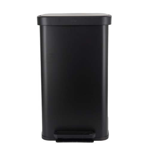 ESTIA ΚΑΔΟΣ ΑΠΟΡΡΙΜΑΤΩΝ FLATOP SOFT CLOSE 70lt ΜΑΤ ΜΑΥΡΟΣ