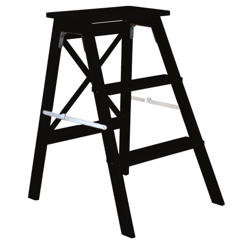 ESTIA ΣΚΑΛΟΣΚΑΜΠΩ BAMBOO ESSENTIALS ΜΕ 3 ΣΚΑΛΙΑ ΜΑΥΡΟ