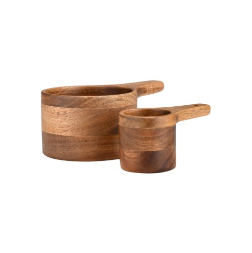 ESTIA ΞΥΛΙΝΗ ΜΕΖΟΥΡΑ ΚΟΥΖΙΝΑΣ ALLURE 13,7CM & 9,4CM ΣΕΤ
