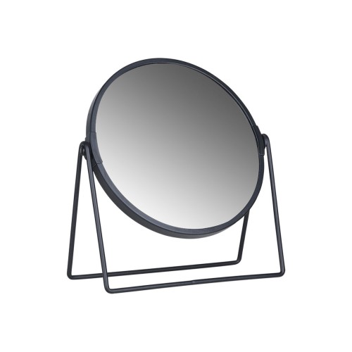 HOMELY ΚΑΘΡΕΠΤΗΣ ΕΠΙΤΡΑΠΕΖΙΟΣ ΜΕ ΜΕΤΑΛΛΙΚΗ ΒΑΣΗ ΜΑΥΡΟΣ