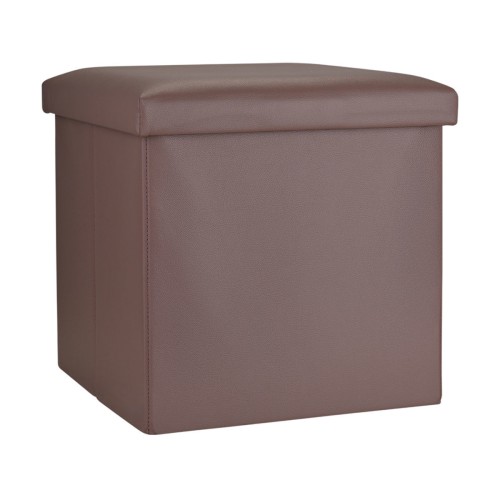 ESTIA ΣΚΑΜΠΟ CUBE LEATHER ΜΕ ΑΠΟΘΗΚΕΥΤΙΚΟ ΧΩΡΟ ΚΑΦΕ