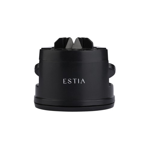 ESTIA ΑΚΟΝΙΣΤΗΡΙ ΜΑΧΑΙΡΙΩΝ ΜΑΥΡΟ ΜΕ ΒΕΝΤΟΥΖΑ ΣΤΗΡΙΞΗΣ