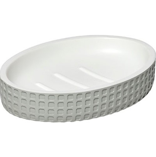 Σαπουνοθήκη Polyresin γκρι