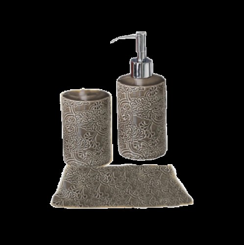 Σετ μπάνιου πορσελάνη με ανοξείδωτη-αμετάβλητη αντλία