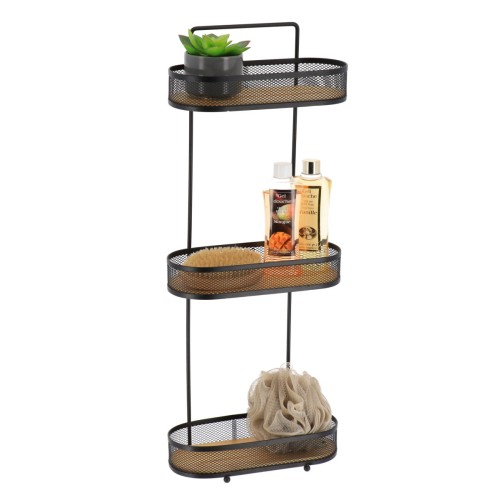 Ράφι οβάλ σε 3 επίπεδα 11,5χ25χ62 cm Eurocasa