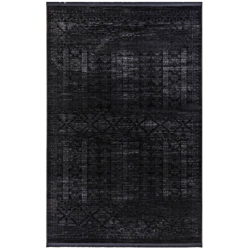 Χαλί ezzo Nomade Fringes 8535AHY FUME - 100x150