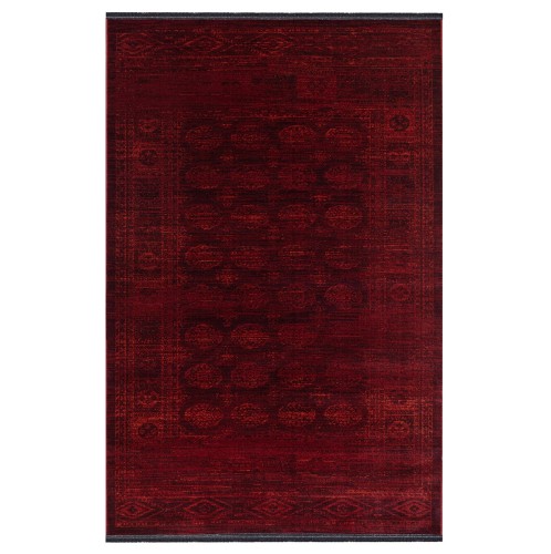 Χαλί ezzo Nomade Fringes B531AHH RED - 066x140