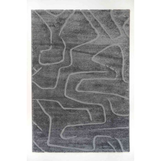 Χαλί ezzo Morbido E461BP5 GREY - 080x150