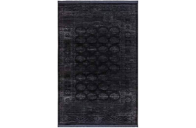 Χαλί ezzo Nomade Fringes B531AHY FUME - 133x190
