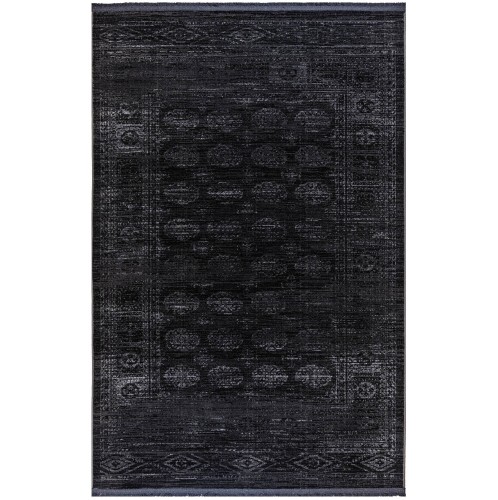 Χαλί ezzo Nomade Fringes B531AHY FUME - 133x190