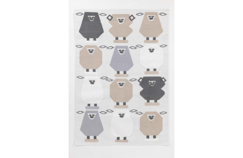 Παιδικό Χαλί ezzo Piccolo D057A1A CREAM - 080x150