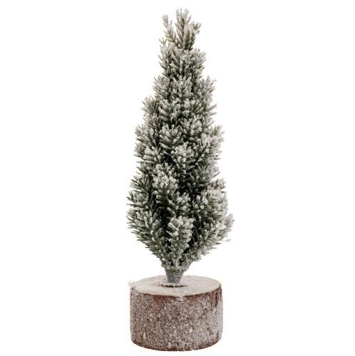 ΧΙΟΝΙΣΜΕΝΟ ΠΡΑΣΙΝΟ ΔΕΝΤΡΑΚΙ ΣΕ ΞΥΛΙΝΗ ΒΑΣΗ 18ΕΚ