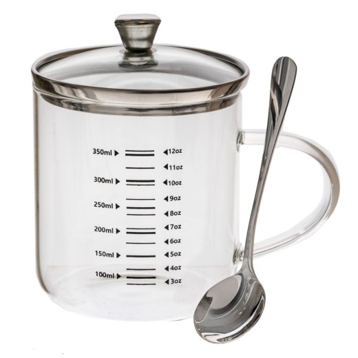 ΓΥΑΛΙΝΗ ΚΟΥΠΑ ΔΟΣΟΜΕΤΡΗΤΗΣ ΜΕ ΜΕΤΑΛΛΙΚΟ ΓΥΑΛΙΝΟ ΚΑΠΑΚΙ Φ8Χ10ΕΚ