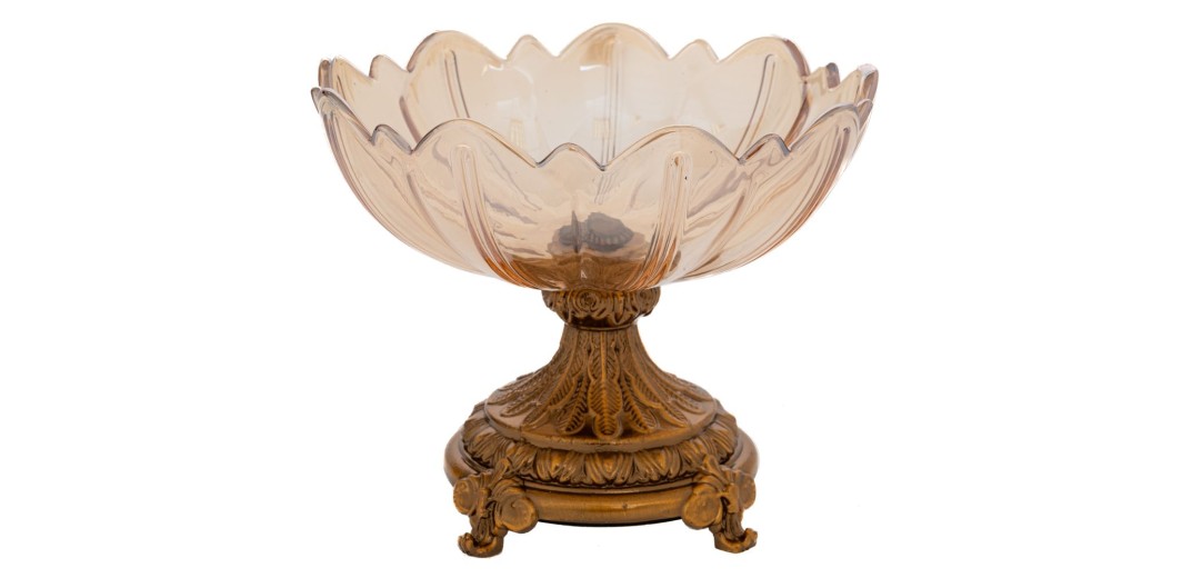 ΜΕΛΙ ΓΥΑΛΙΝΗ ΠΙΑΤΕΛΑ ΜΕ ΜΕΤΑΛΛΙΚΗ ΒΑΣΗ Φ20Χ15ΕΚ