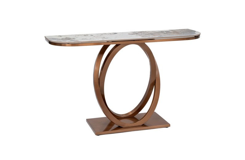 ΚΟΝΣΟΛΑ ΚΡΕΜ ΚΑΦΕ 130Χ40Χ80ΕΚ ΜΕΤΑΛΛΙΚΗ ΜΕ ΛΕΥΚΗ ΚΑΦΕ ΚΕΡΑΜΙΚΗ ΕΠΙΦΑΝΕΙΑ