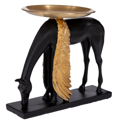 ΜΑΥΡΟΣ ΠΟΛΥΡΕΖΙΝ ΠΗΓΑΣΟΣ ΜΕ ΧΡΥΣΑ ΦΤΕΡΑ AND ΔΙΣΚΟ 23Χ6Χ18ΕΚ Φ17ΕΚ