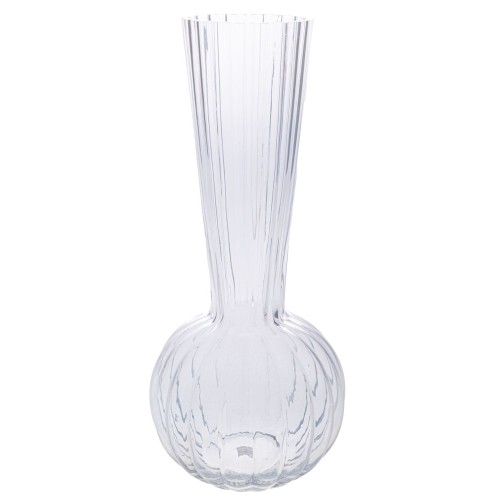 ΔΙΑΦΑΝΟ ΓΥΑΛΙΝΟ ΒΑΖΟ ΜΕ ΨΗΛΟ ΛΑΙΜΟ Φ14Χ33ΕΚ