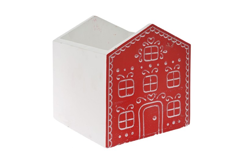 ΚΟΚΚΙΝΟ ΛΕΥΚΟ ΚΕΡΑΜΙΚΟ ΚΑΣΠΩ 14Χ14Χ16ΕΚ