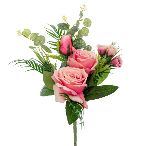 ΜΕΣΑΙΟ ΡΟΖ ΜΠΟΥΚΕΤΟ ΜΕ ΤΡΙΑΝΤΑΦΥΛΛΑ UV ΠΡΟΣΤΑΣΙΑ  X7 43EK