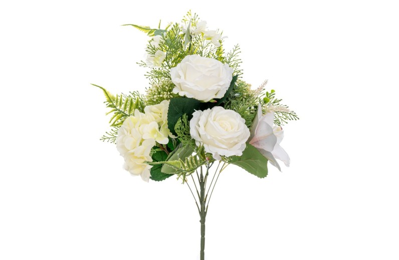 ΜΕΓΑΛΟ ΛΕΥΚΟ ΜΠΟΥΚΕΤΟ ΜΕ ΤΡΙΑΝΤΑΦΥΛΛΑ UV ΠΡΟΣΤΑΣΙΑ X11 57EK