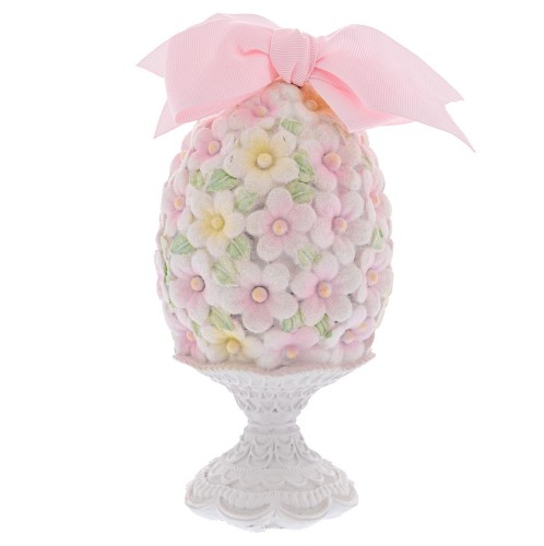 ΠΟΛΥΡΕΖΙΝ ΑΥΓΟ ΜΕ ΛΟΥΛΟΥΔΙΑ ΣΕ ΠΑΣΤΕΛ ΑΠΟΧΡΩΣΕΙΣ AND ΛΕΥΚΗ ΒΑΣΗ 10Χ10Χ20ΕΚ