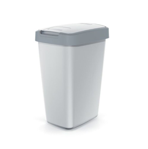 COMPACTA Q ΓΚΡΙ ΠΛΑΣΤΙΚΟΣ ΚΑΔΟΣ 12LT