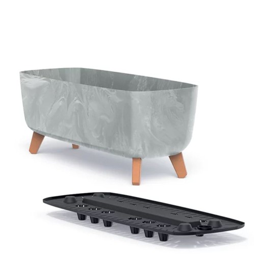 GRACIA CASE BETON EFFECT CONCRETE ΠΛΑΣΤΙΚΟ ΚΑΣΠΩ 40X19,5Χ18ΕΚ