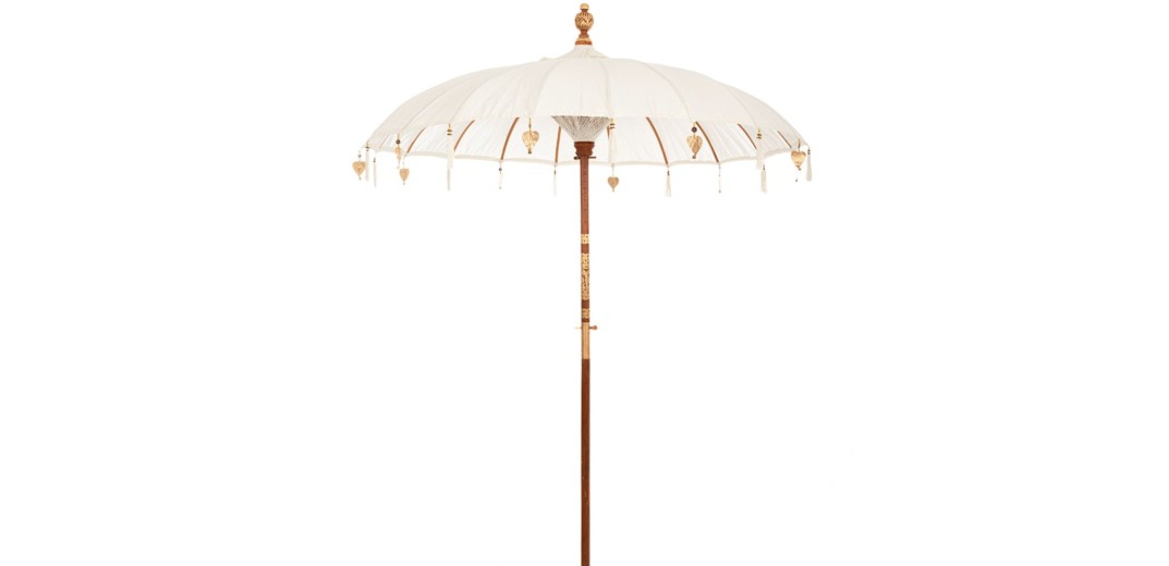 ΟΜΠΡΕΛΑ ΛΕΥΚΗ Φ185ΕΚxΗ260ΕΚ BALI