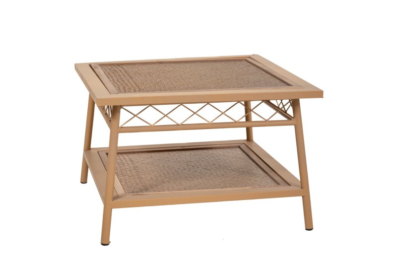 ΜΕΤΑΛΛΙΚΟ-ΞΥΛΙΝΟ ΤΡΑΠΕΖΙ 60x60x40EK